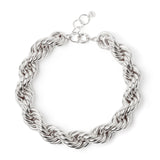 Catena intrecciata grande Vik - Argento - Sodini Bijoux