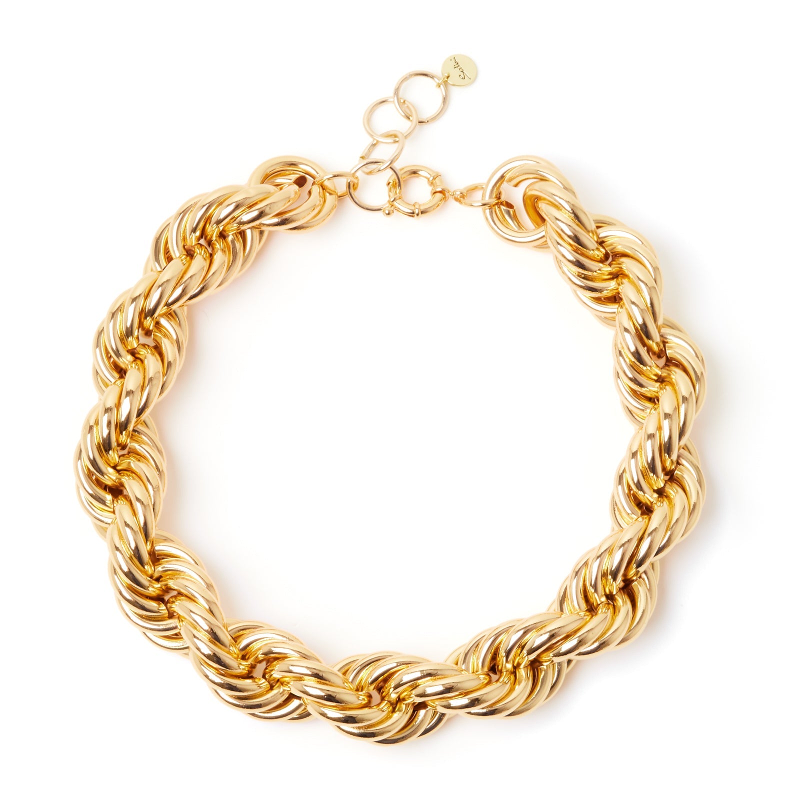 Catena intrecciata grande Vik - Oro - Sodini Bijoux