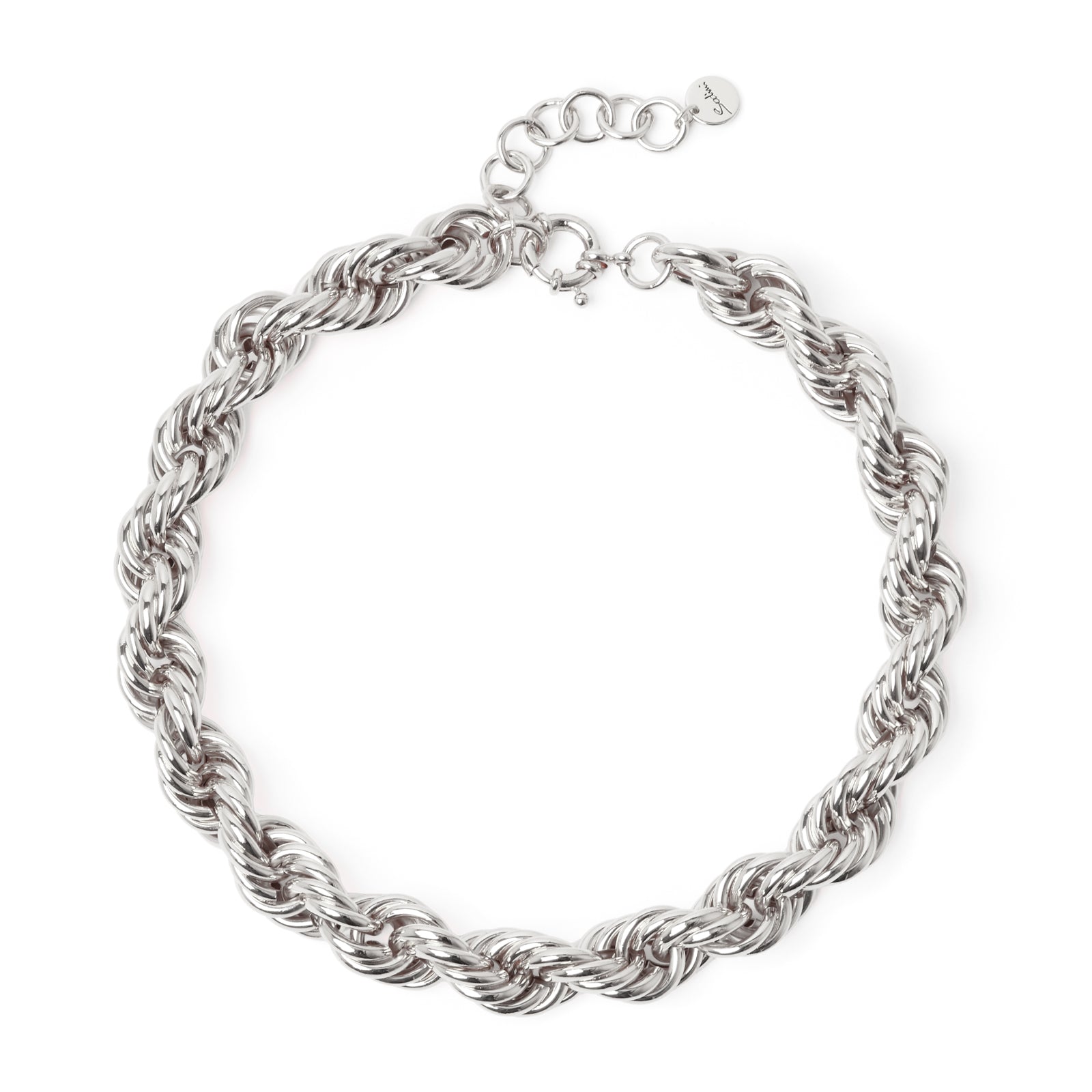 Catena intrecciata media Vik - Argento - Sodini Bijoux