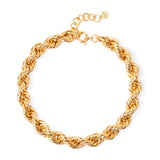 Catena intrecciata media Vik - Oro - Sodini Bijoux