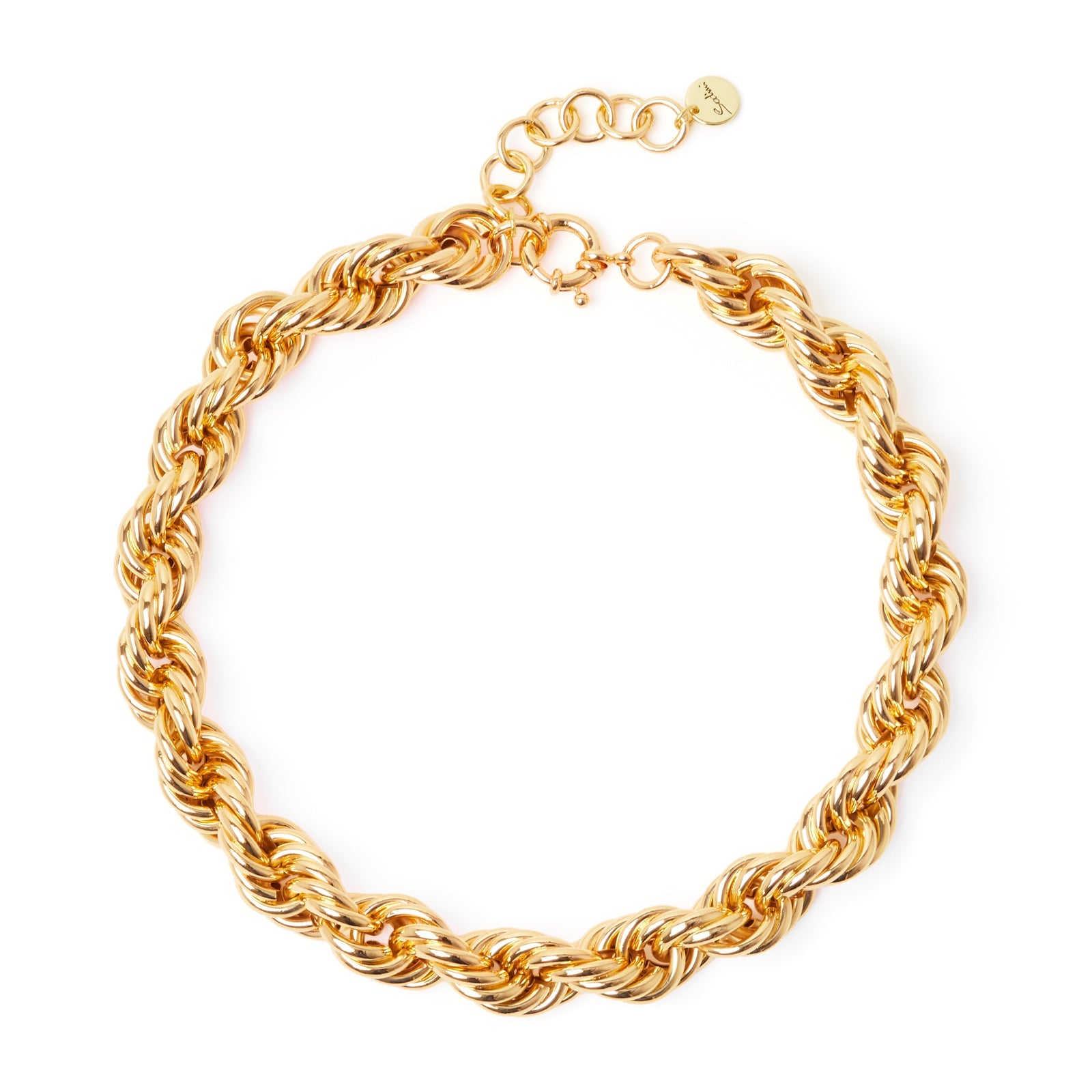 Catena intrecciata media Vik - Oro - Sodini Bijoux