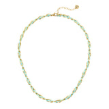 Collana corta cordino catena Sunset Crush - Turchese - Sodini Bijoux