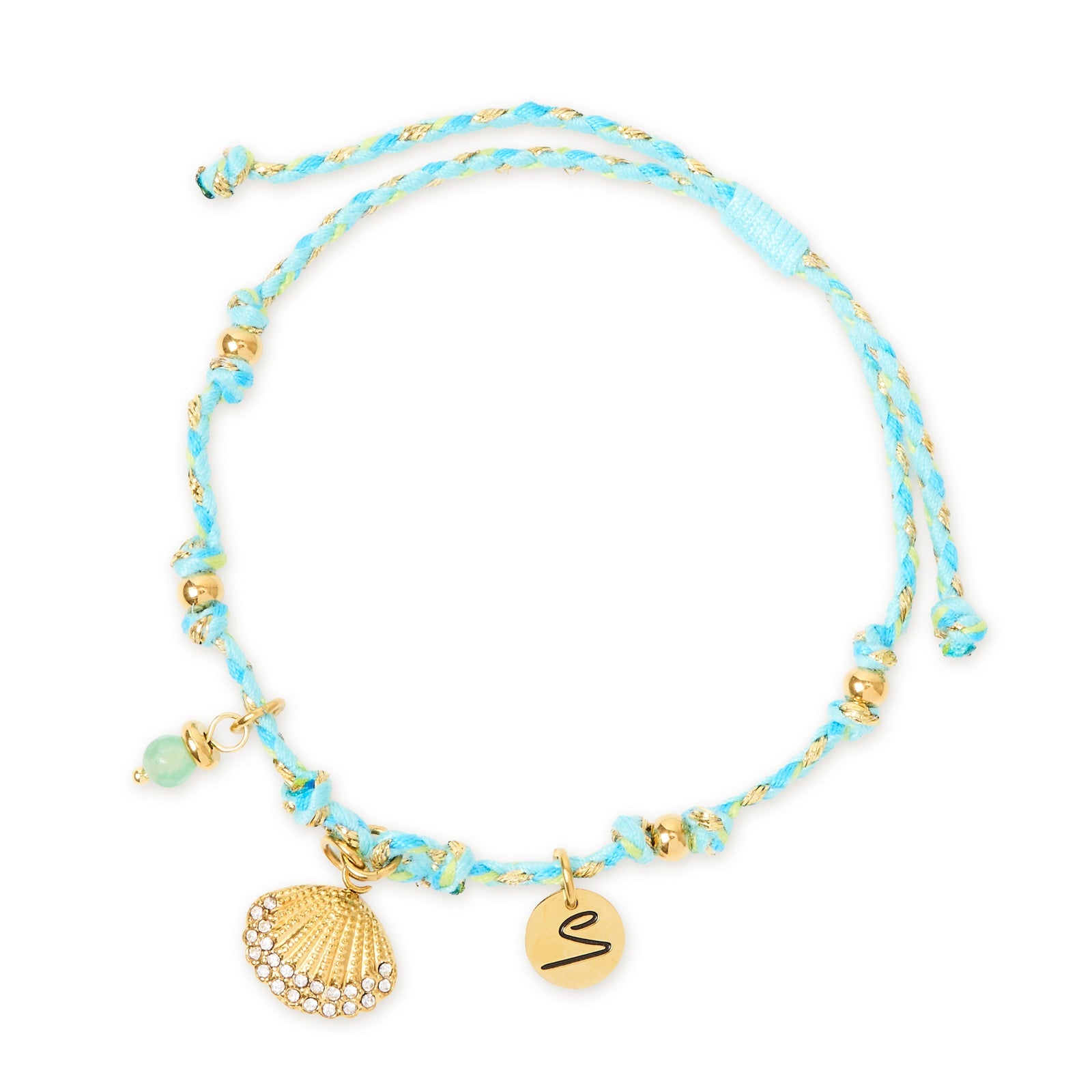 Bracciale cordino e mini pendenti Sunset Crush - Turchese - Sodini Bijoux