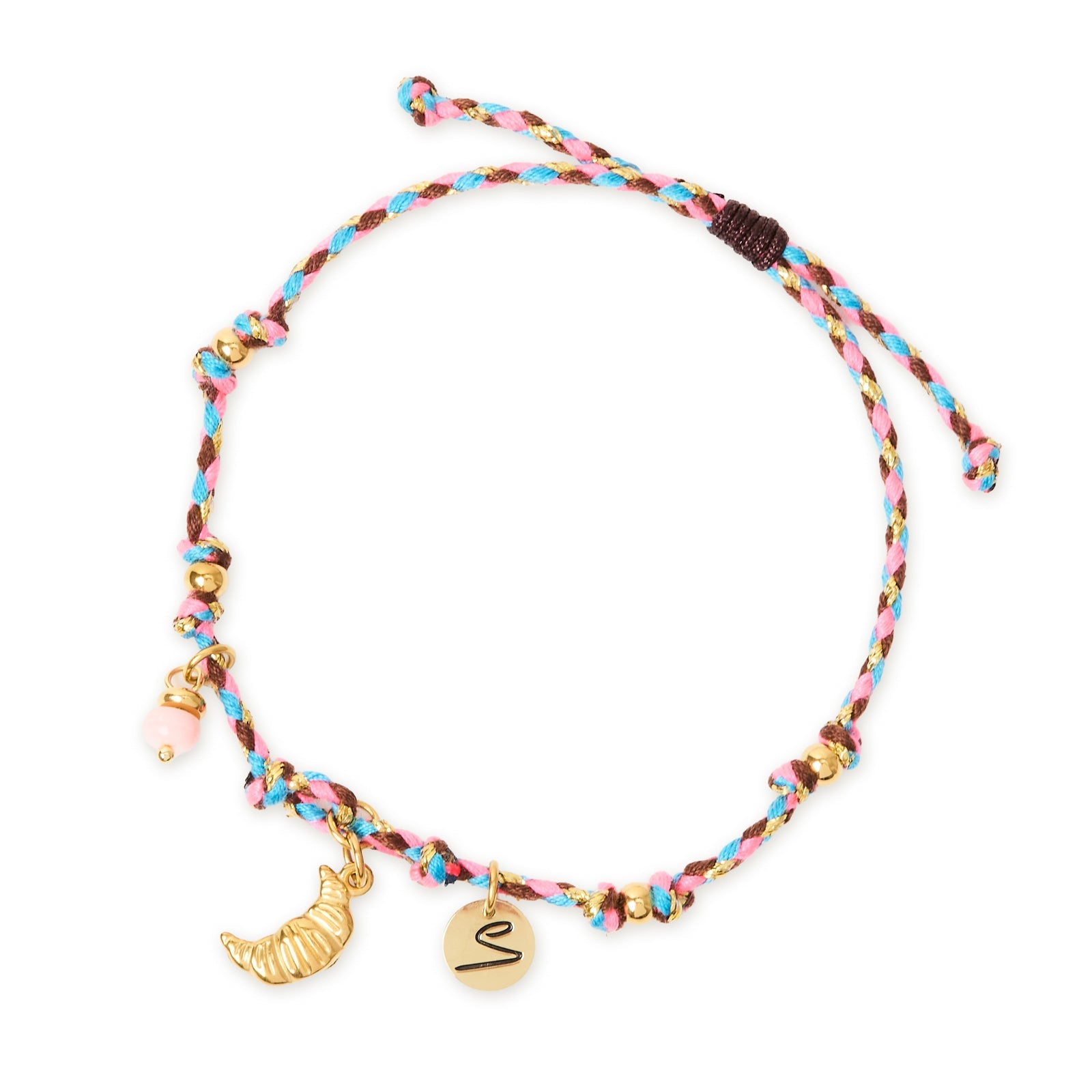 Bracciale cordino e mini pendenti Sunset Crush - Multicolor - Sodini Bijoux