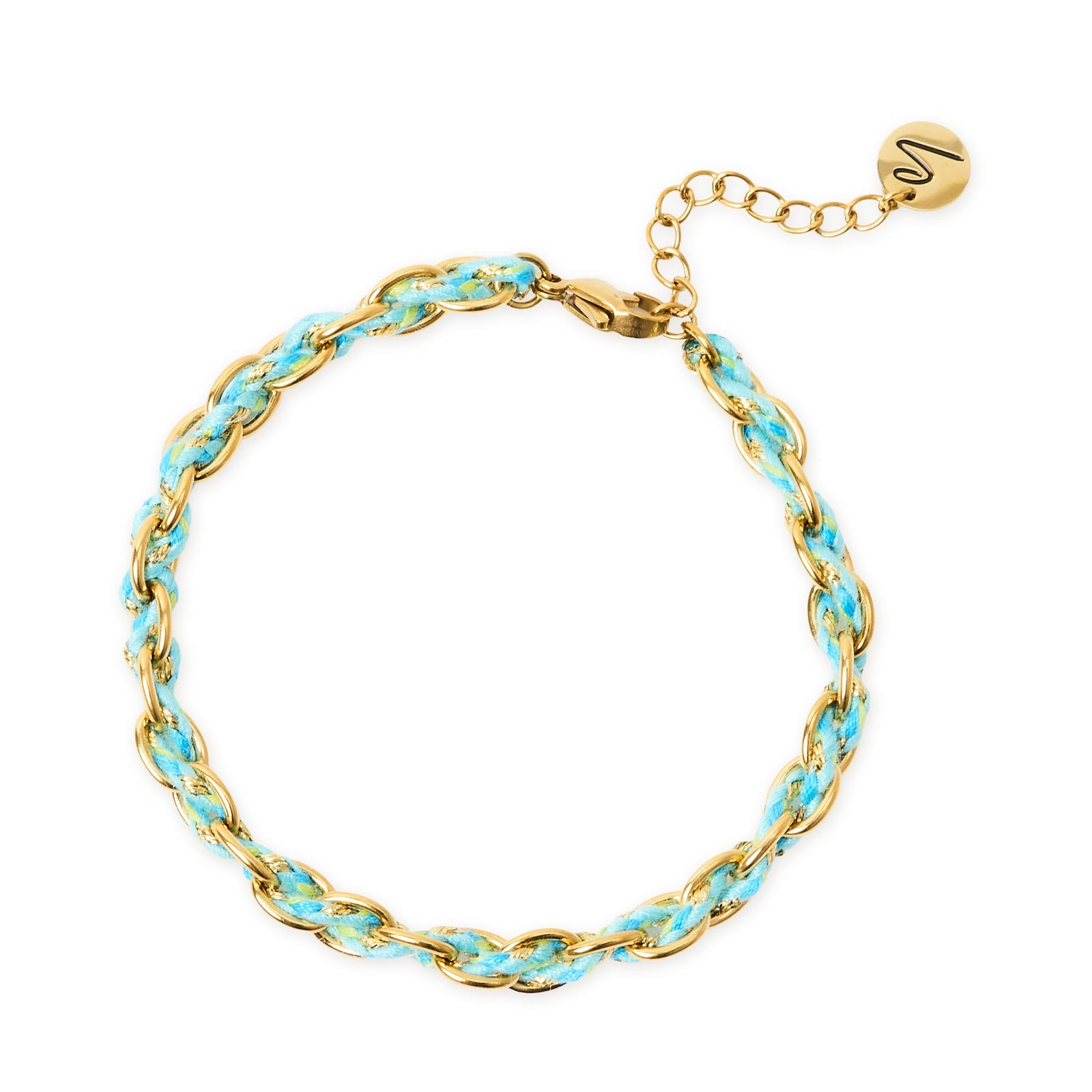 Bracciale cordino catena Sunset Crush - Turchese - Sodini Bijoux