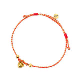Cavigliera cordino e pendente Sunset Crush - Rosso - Sodini Bijoux