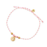 Cavigliera cordino e pendente Sunset Crush - Rosa - Sodini Bijoux