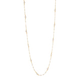 Collana lunga perline e perle Confettis - Bianco - Sodini Bijoux