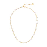 Collana corta perle e brillanti elementi Confettis - Bianco - Sodini Bijoux