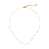 Collana corta con perle al centro Confettis - Bianco - Sodini Bijoux