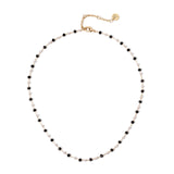 Collana corta perline e perle Madelaine - Argento - Sodini Bijoux