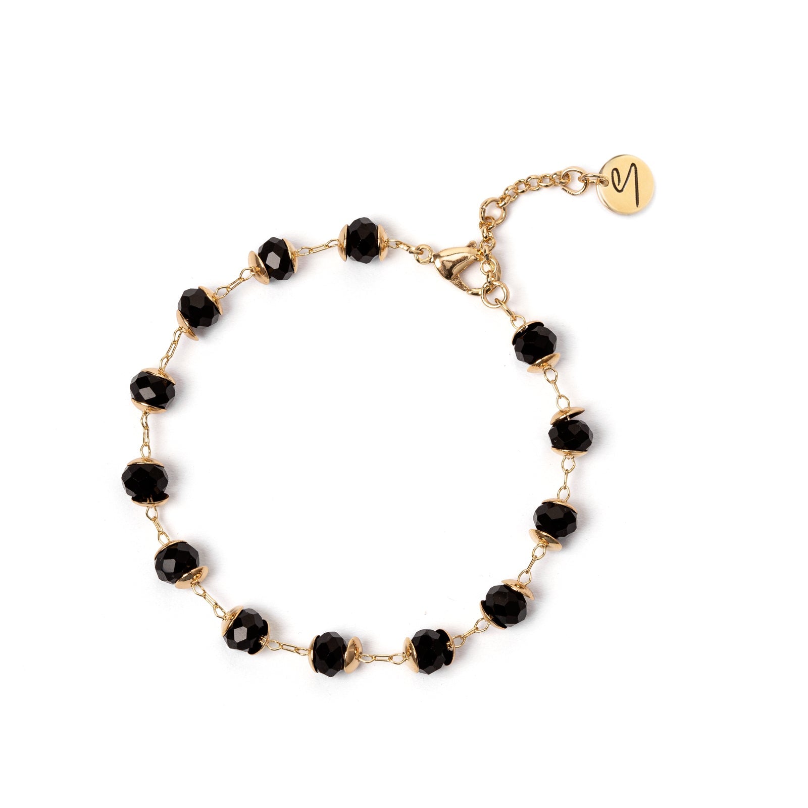 Bracciale di perline incatenate Madelaine - Oro - Sodini Bijoux