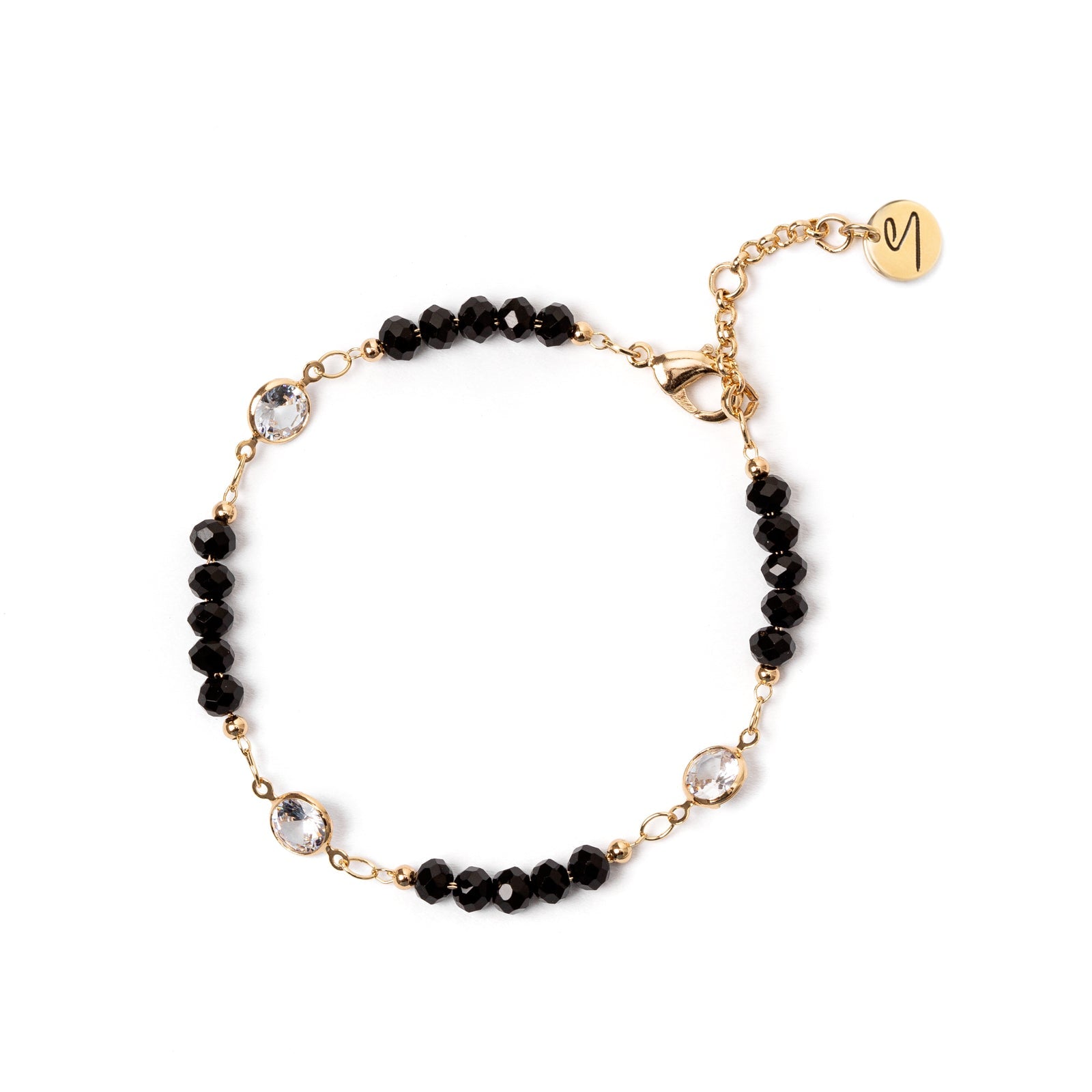 Bracciale di perline e bottoncini Madelaine - Argento - Sodini Bijoux