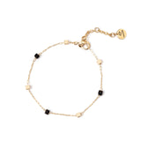 Bracciale catena e cubetti Madelaine - Argento - Sodini Bijoux