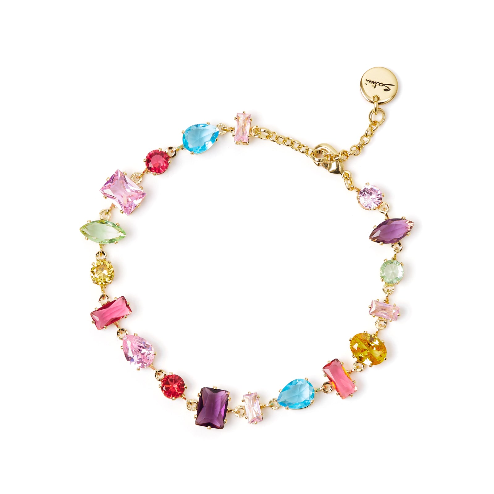 Bracciale cristalli multicolor Evermore - Multicolor - Sodini Bijoux