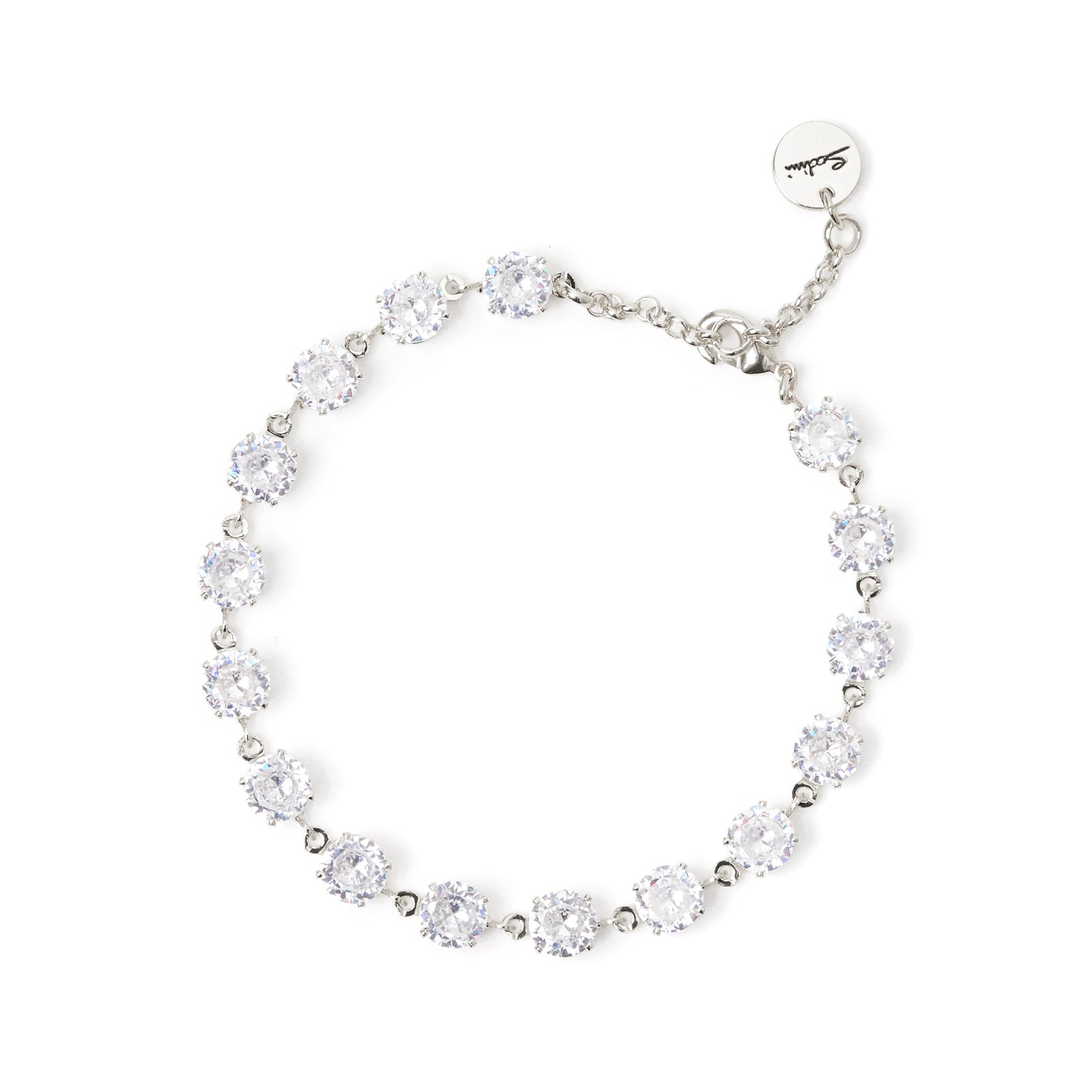 Bracciale rodio con cristalli Evermore - Argento - Sodini Bijoux