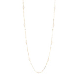 Collana lunga con perle e maglie dorate Lady pearl - Oro e bianco - Sodini Bijoux
