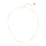 Collana corta con perle e maglie allungate Lady pearl - Oro e bianco - Sodini Bijoux