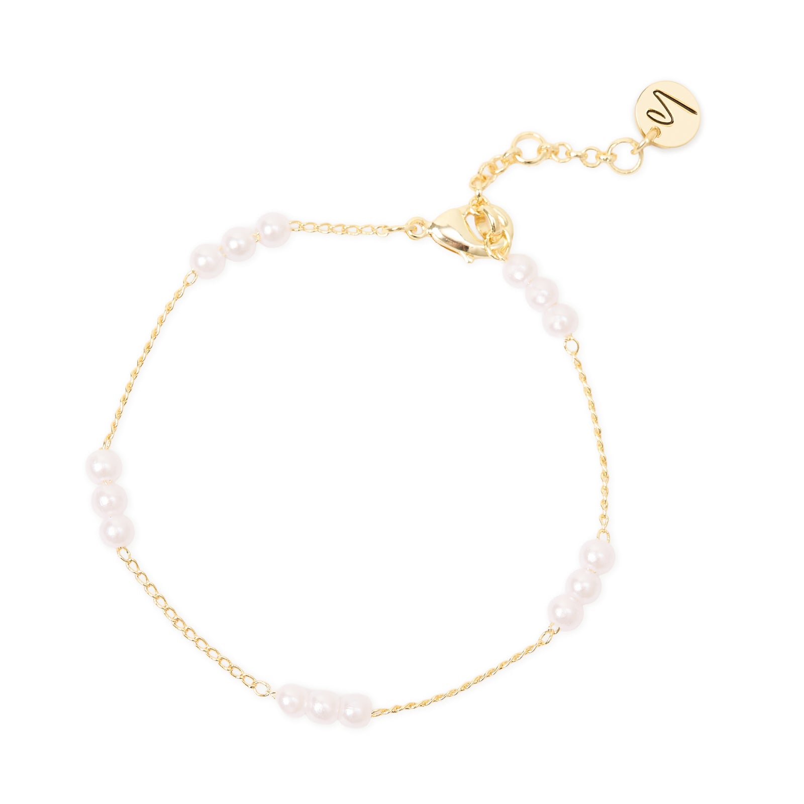 Bracciale con composizioni di perle Lady pearl - Oro e bianco - Sodini Bijoux