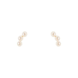 Orecchini con sequenza di perle Lady pearl - Bianco - Sodini Bijoux