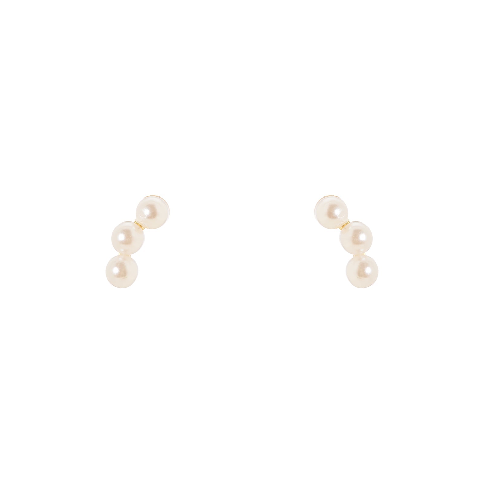 Orecchini con sequenza di perle Lady pearl - Bianco - Sodini Bijoux