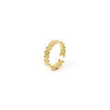 Anello con fascia a piccole sfere Rania - Oro - Sodini Bijoux