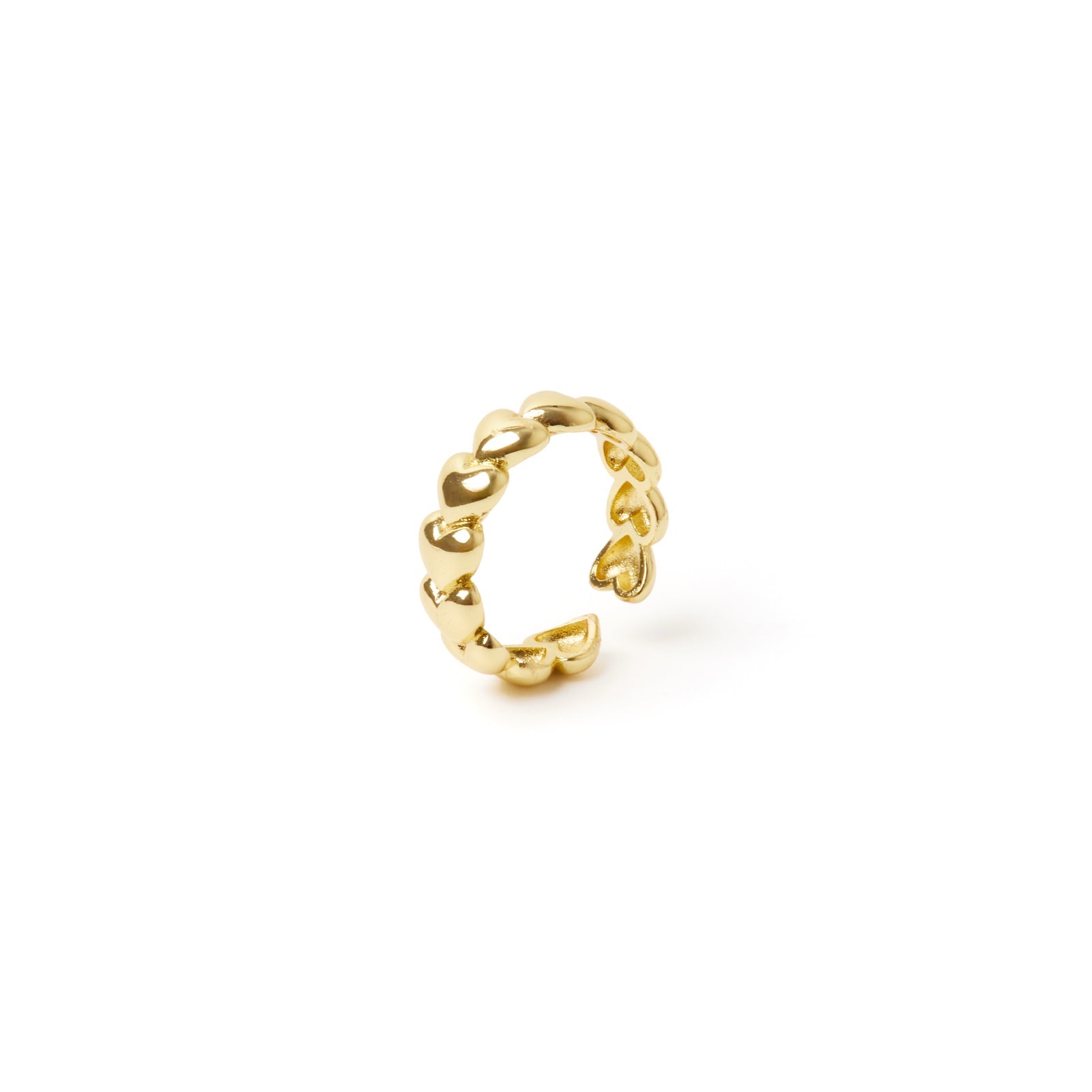 Anello con fascia a piccoli cuori Rania - Oro - Sodini Bijoux