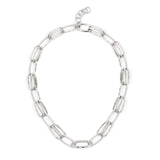 Catena doppia maglia corta Chains - Argento - Sodini Bijoux