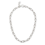 Maglia con diamantatura corta Chains - Argento - Sodini Bijoux