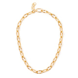 Maglia con diamantatura corta Chains - Oro - Sodini Bijoux