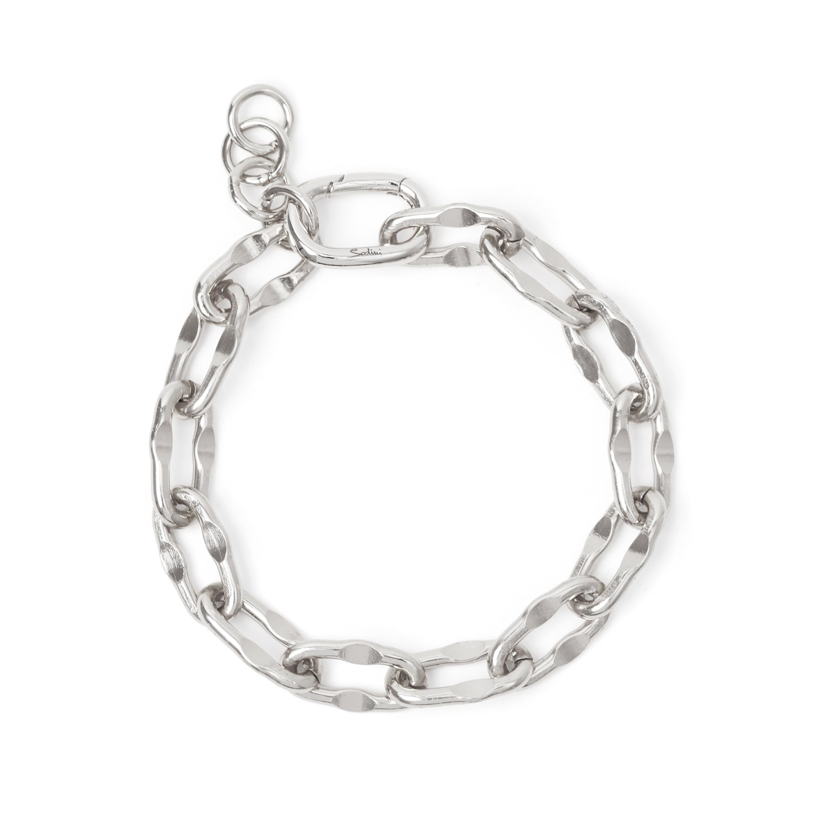 Bracciale catena con diamantatura Chains - Oro - Sodini Bijoux