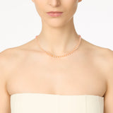 Collana corta piccole sfere Joy - Arancio - Sodini Bijoux