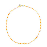 Collana corta piccole sfere Joy - Arancio - Sodini Bijoux