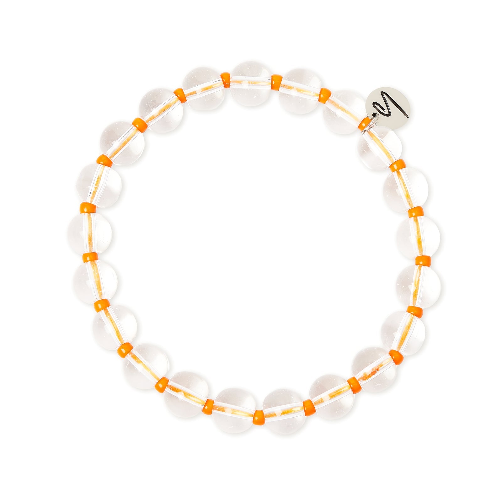 Bracciale elastico a sfere Joy - Arancio - Sodini Bijoux