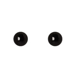 Piccoli orecchini a sfera Joy - Nero - Sodini Bijoux