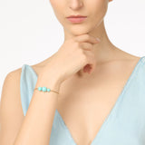 Bracciale semirigido e tre sfere Izu - Turchese - Sodini Bijoux