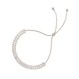 Bracciale tennis con cristalli Venus - Bianco - Sodini Bijoux