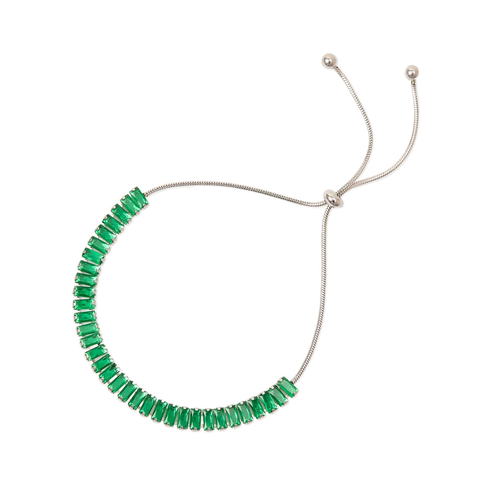 Bracciale tennis con cristalli Venus - Verde - Sodini Bijoux