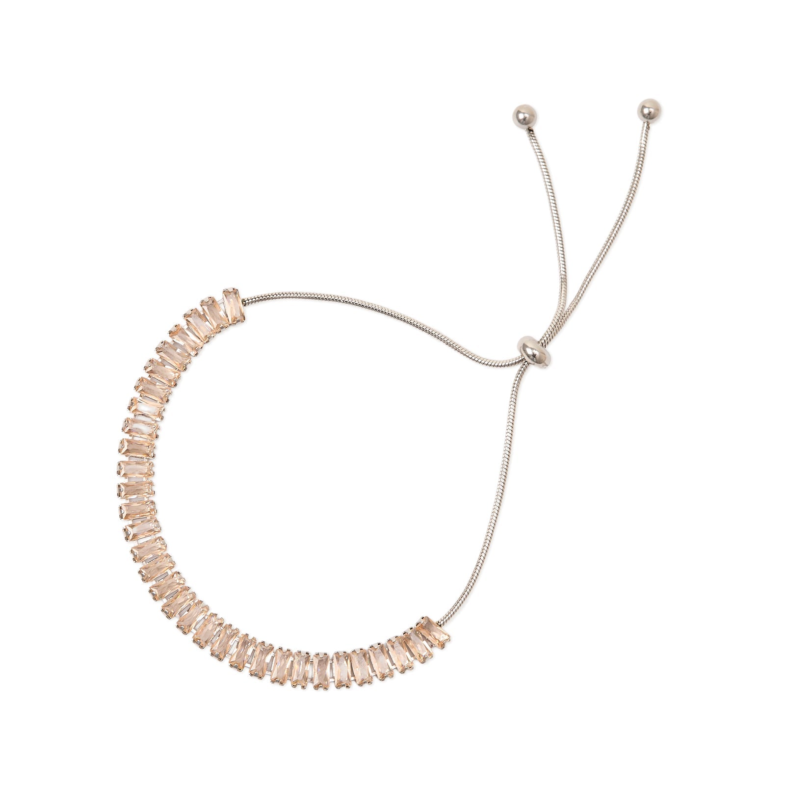 Bracciale tennis con cristalli Venus - Champagne - Sodini Bijoux