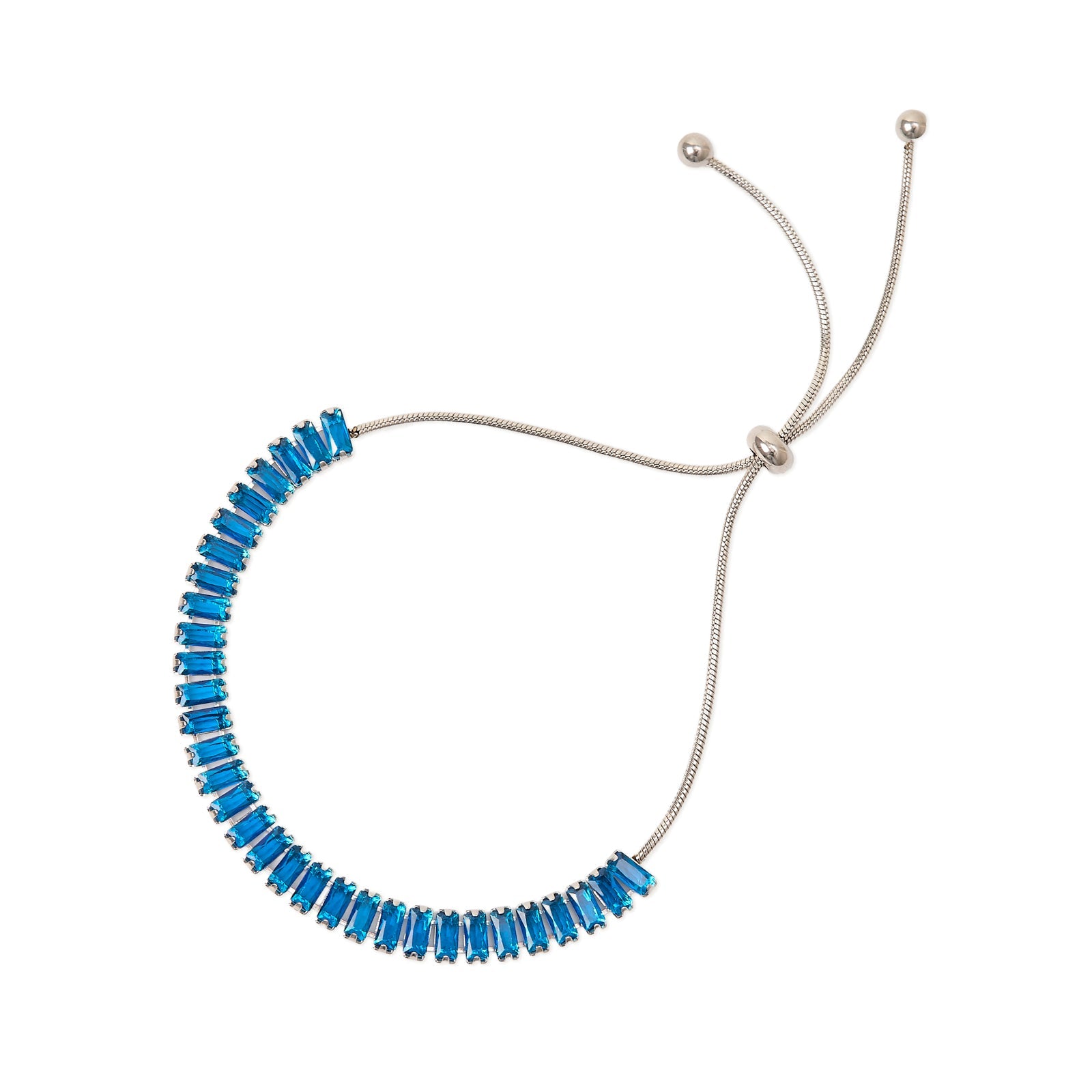 Bracciale tennis con cristalli Venus - Blu - Sodini Bijoux