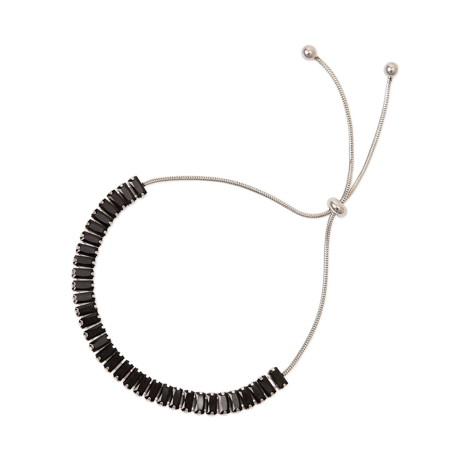 Bracciale tennis con cristalli Venus - Nero - Sodini Bijoux