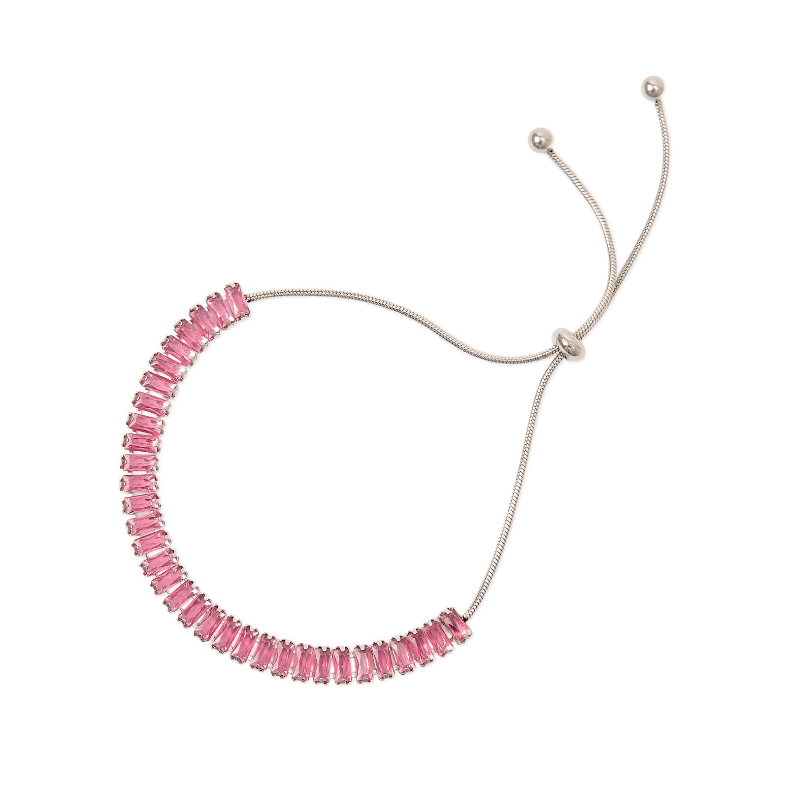Bracciale tennis con cristalli Venus - Fucsia - Sodini Bijoux