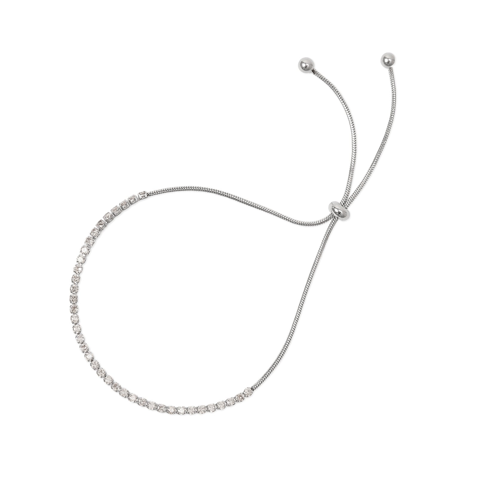 Bracciale tennis con piccoli cristalli Venus - Bianco - Sodini Bijoux