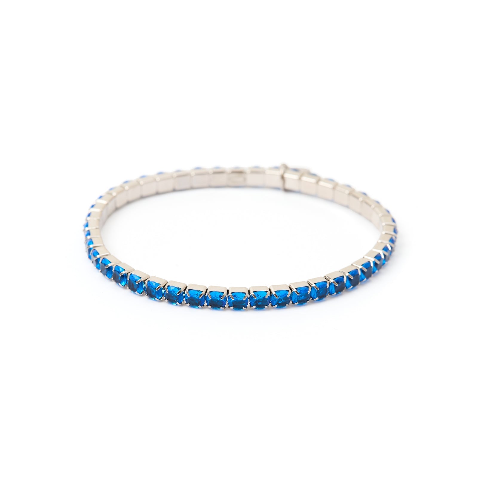 Bracciale elastico con cristalli Venus - Blu - Sodini Bijoux