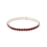 Bracciale elastico con cristalli Venus - Rosso - Sodini Bijoux
