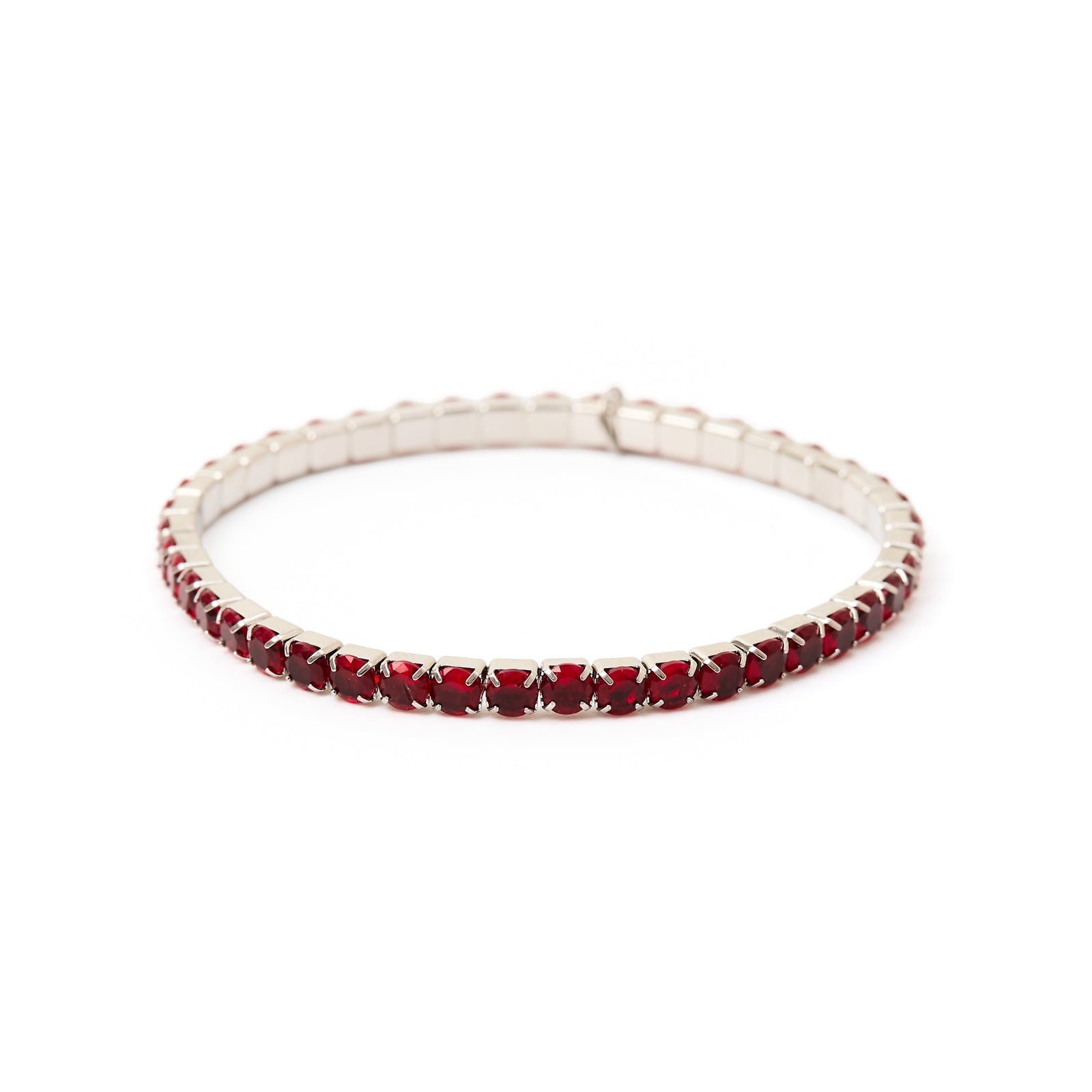 Bracciale elastico con cristalli Venus - Rosso - Sodini Bijoux