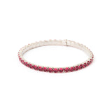 Bracciale elastico con cristalli Venus - Fucsia - Sodini Bijoux